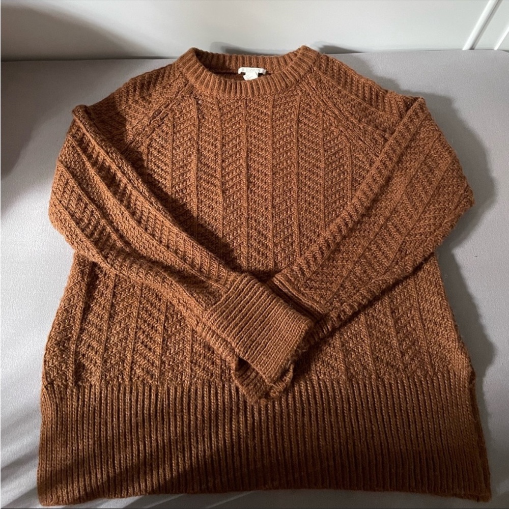 H&M Tan/Rust Knit Sweater